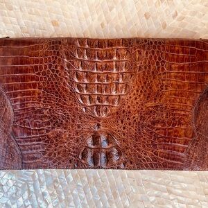 Real and Very Rare Crocodile Claw Clutch Vintage 1960’s 1970’s (Claw Inside)
